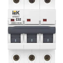 Выключатель автоматический модульный 3п C 32А M10N ARMAT IEK AR-M10N-3-C032
