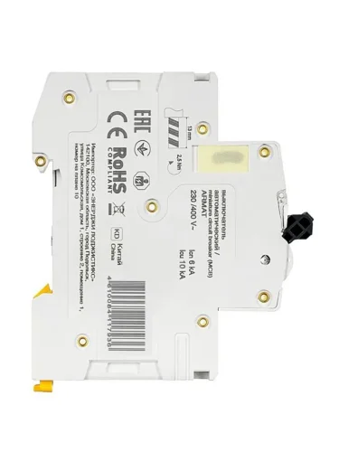 Выключатель автоматический модульный 3п C 32А M10N ARMAT IEK AR-M10N-3-C032 - фото 5