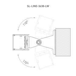 Профиль SL-LINE-3638-LW-3000 WHITE (Arlight, Алюминий) 043975(1)
