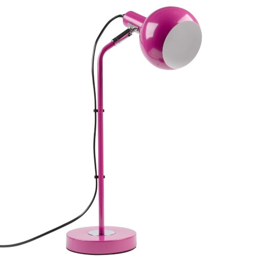 UML-B702 E14 PINK Светильник настольный, 60W, Цоколь Е14, Механический выключатель, Розовый - фото 5