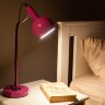 UML-B702 E14 PINK Светильник настольный, 60W, Цоколь Е14, Механический выключатель, Розовый - фото 10