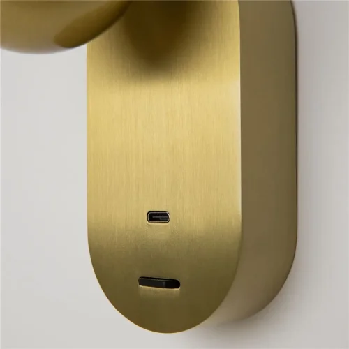 Настенный светильник (бра) Elfin 3000K 5Вт (Латунь) - фото 11