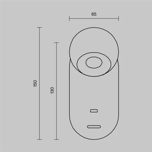 Настенный светильник (бра) Elfin 3000K 5Вт (Латунь) - фото 5