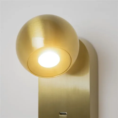 Настенный светильник (бра) Elfin 3000K 5Вт (Латунь) - фото 6