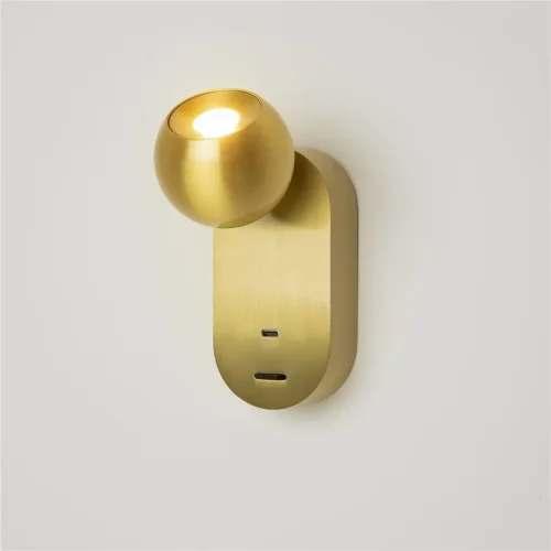 Настенный светильник (бра) Elfin 3000K 5Вт (Латунь) - фото 11