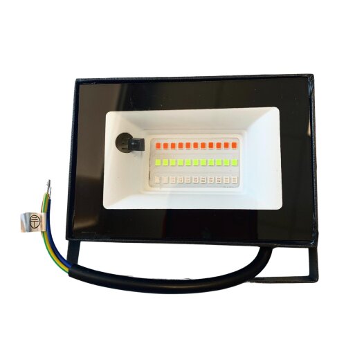 ULF-F60-20W-RGB IP65 200-240В BLACK Прожектор светодиодный, Мультиколор, Пульт ДУ в-к, Корпус черный, TM Uniel - фото 2