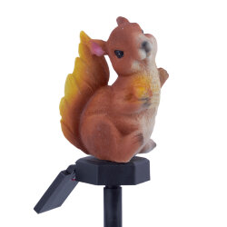 USL-S-835-PM410 SQUIRREL-1 Садовый светильник на солнечной батарее Белка-1, 1 светодиод, Теплый белый свет, 1xАAА Ni-Mh аккумулятор в-к, IP44, TM Uniel