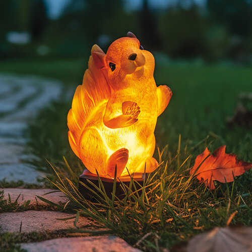 USL-S-835-PM410 SQUIRREL-1 Садовый светильник на солнечной батарее Белка-1, 1 светодиод, Теплый белый свет, 1xАAА Ni-Mh аккумулятор в-к, IP44, TM Uniel - фото 7