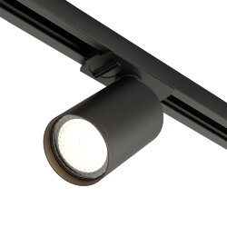 Трековый светильник IP 20, 15 Вт, GU5.3, черный, алюминий, Denkirs DK6201-BK