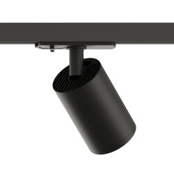 Трековый светильник IP 20, 15 Вт, GU5.3, черный, алюминий, Denkirs DK6201-BK