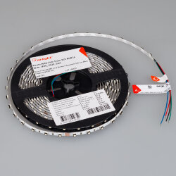 Светодиодная лента MINI-F60-5mm 24V RGB (6 W/m, IP20, 3535, 5m) (Arlight, узкая) 025706(2)
