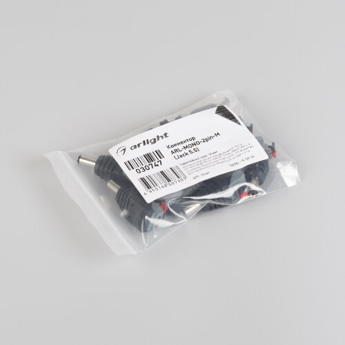 Коннектор ARL-MONO-2pin-М (Jack 5.5) (Arlight) 030747 - фото 3