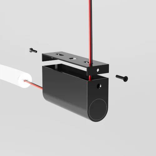 Накладные крепления для круглого гибкого неона Full light черный (FL 28101) FL 28101 - фото 4