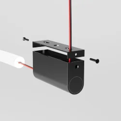 Накладные крепления для круглого гибкого неона Full light черный (FL 28101) FL 28101 (070759)