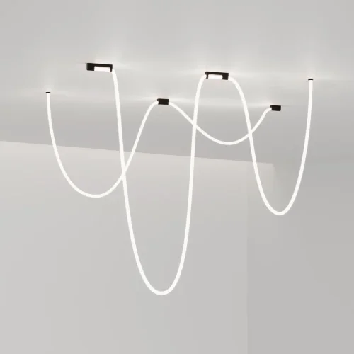 Накладные крепления для круглого гибкого неона Full light черный (FL 28101) FL 28101 - фото 6