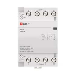 Контактор модульный КМ 63А 3NО+NC (3 мод.) EKF km-3-63-31