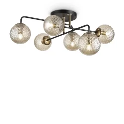 Люстра Навель / Navel (Черный) FR8016PL-06BBS