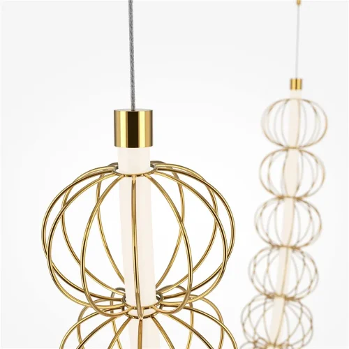 Подвесной светильник Золотая клетка / Golden Cage 3000К 107Вт (Золото) MOD216PL-L55G3K - фото 13