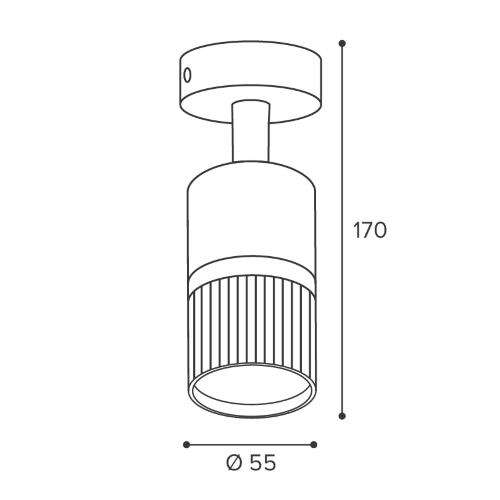 Светильник WOLTA WSL-GU10/19BG-1 под лампу GU10 Черный / золотой DUO - фото 2.
