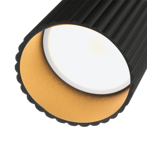 Светильник WOLTA WSL-GU10/19BG-1 под лампу GU10 Черный / золотой DUO - фото 6.