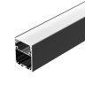 Профиль IP-LINE-4050-2000 BLACK (Arlight, Алюминий) 053898 - фото