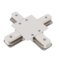 Коннектор Х-образный Unity встраиваемый белый (Белый)