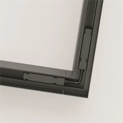 Угловой коннектор S35 накладной черный (Черный) - фото 2