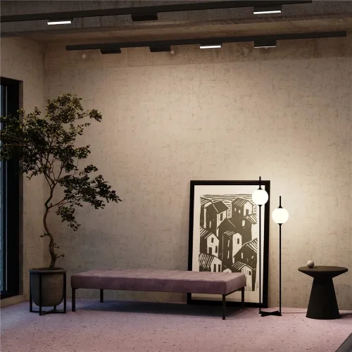 Трековый светильник Базис / Basis Exility 3000K 12Вт 120° (Черный) TR036-2-12W3K-B - фото 3