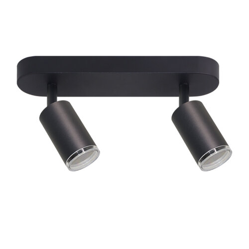 Светильник WOLTA WSL-GU10/2W14B под лампу GU10 Черный AQUA - фото 1.