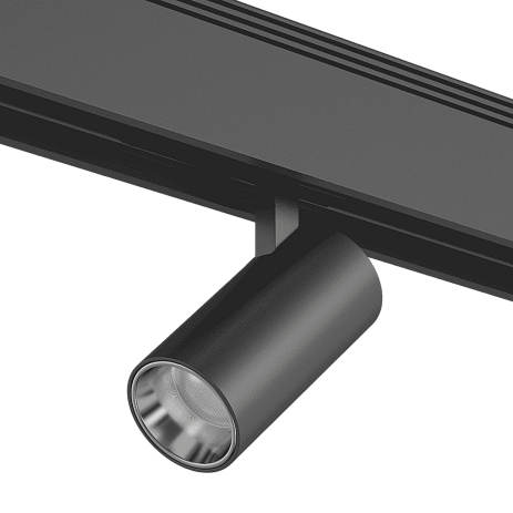 Светильник для низковольтного трека SY, черный, 10 Вт, SY-DIM-601201-BL-10-36-NW. Фото 2