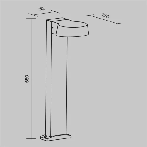 Ландшафтный светильник Share 3000K 12Вт IP 54 (Графит) - фото 15