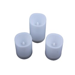 USL-S-816-PT150 CANDLE SET3 Садовый светильник на солнечной батарее Свеча, в наборе из 3 штук, 1 светодиод, Теплый белый свет, 1xАА Ni-Mh аккумулятор в-к, IP44, TM Uniel