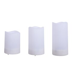 USL-S-816-PT150 CANDLE SET3 Садовый светильник на солнечной батарее Свеча, в наборе из 3 штук, 1 светодиод, Теплый белый свет, 1xАА Ni-Mh аккумулятор в-к, IP44, TM Uniel