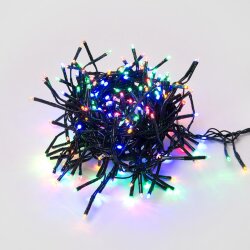 ULD-S0300-200-DGA MULTI IP20 FIRECRACKER Гирлянда светодиодная с контроллером Фейерверк, 3м, 200 светодиодов, Разноцветный свет, Провод зеленый