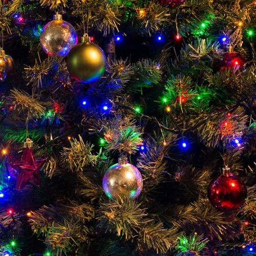 ULD-S0300-200-DGA MULTI IP20 FIRECRACKER Гирлянда светодиодная с контроллером Фейерверк, 3м, 200 светодиодов, Разноцветный свет, Провод зеленый - фото 11