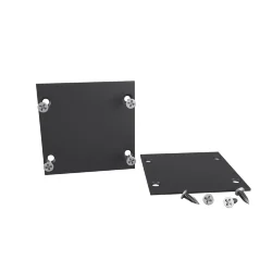 Комплект заглушек для радиусного профиля 2шт. черный (Черный)