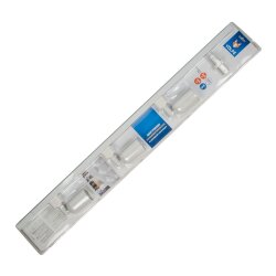 ULB-Q292 8W-4200К-K WHITE SET31 Светильник-прожектор светодиодный трековый, в составе набора из 3 штук на шинопроводе 1 м с коннектором, 1800 Лм, Белый свет 4200К, Корпус белый