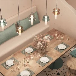 Подвесной светильник Sound Wave G9х1 (Черный)