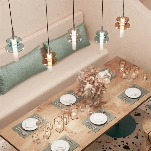 Подвесной светильник Sound Wave G9х1 (Черный) - фото 3