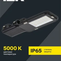 Светильник светодиодный ДКУ 1013-50Д 5000К IP65 уличный консольный IEK LDKU1-1013-050-5000-K03