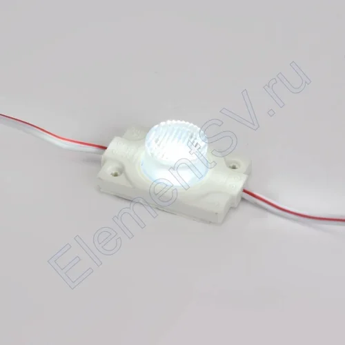 Светодиодный модуль герметичный 3030-1 ZC45х15 MOD29 (1.5W, 12V, white) - фото 2.