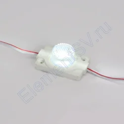 Светодиодный модуль герметичный 3030-1 ZC45х15 MOD29 (1.5W, 12V, white)