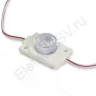 Светодиодный модуль герметичный 3030-1 ZC45х15 MOD29 (1.5W, 12V, white) - фото.