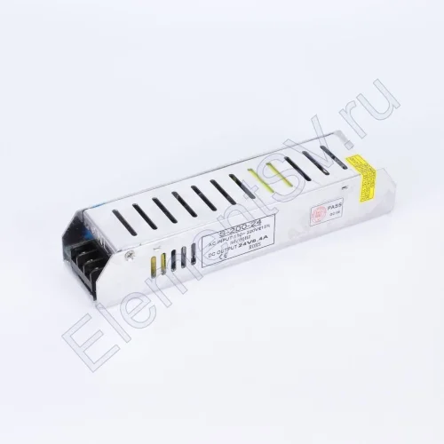Блок питания E S-200-24 (24V, 200W, 8.4A) - фото.