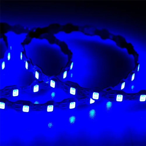Светодиодная лента Standart Pro class, S-образная 2835, 112led/m, blue, 12V, 7W/m, IP20, BA24 - фото I