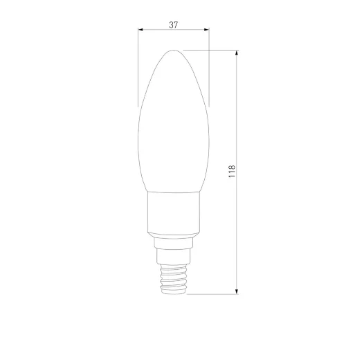Умная филаментная светодиодная лампа BLE1437 - фото 3