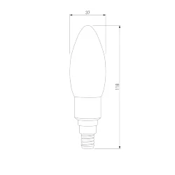 Умная филаментная светодиодная лампа BLE1437 (055921)