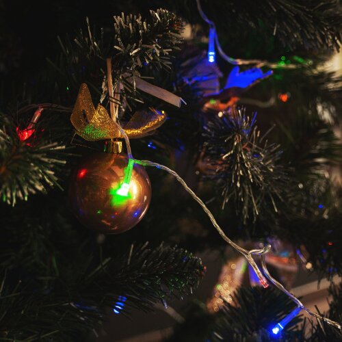 ULD-S2500-225-STK MULTI IP20 Гирлянда светодиодная, 25м, Соединяемая, 225 светодиодов, Разноцветный свет, Провод прозрачный - фото 11