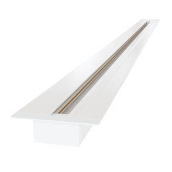 Встраиваемый однофазный шинопровод 1 метр белый (с вводом питания и заглушкой) 85082/00 (057095)