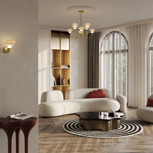 Настенный светильник (бра) Dynasty 3000K 3Вт (Латунь) - фото 2